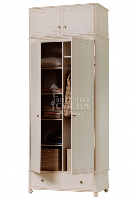 Шкаф Бетти 2-ств №2 с антресолью Шкаф Бетти 2-ств №2 с антресолью