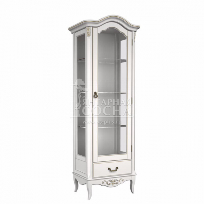 Витрина стеклянная R с зеркалом Прованс Витрина стеклянная R с зеркалом Прованс