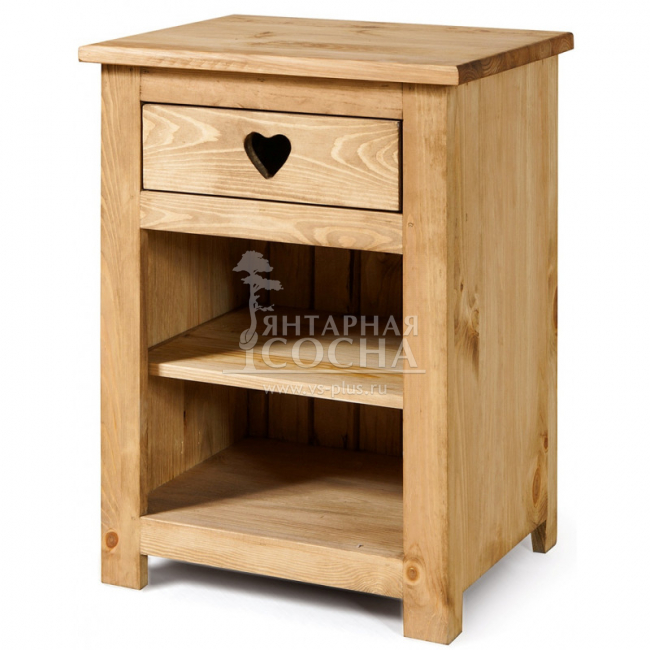 Прикроватная тумба Прованс с ящиком и полкой KR42 Прикроватная тумба Прованс с ящиком и полкой KR42