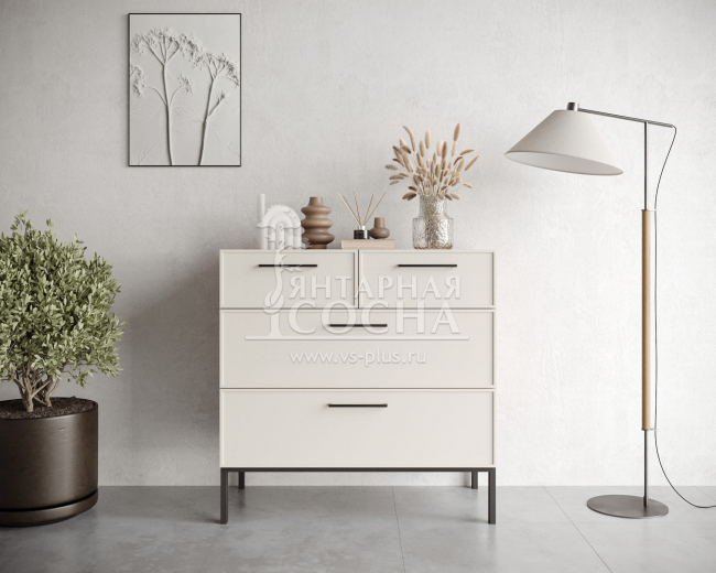 Комод с четырьмя ящиками "Nicole" NR22 Комод с четырьмя ящиками "Nicole" NR22