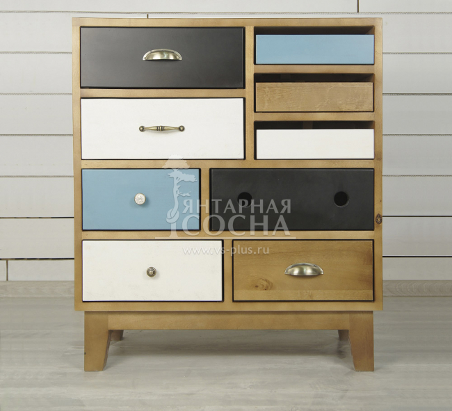 Комод «Aquarelle Birch» 9 ящиков арт RE-18ETG/4 Комод «Aquarelle Birch» 9 ящиков арт RE-18ETG/4