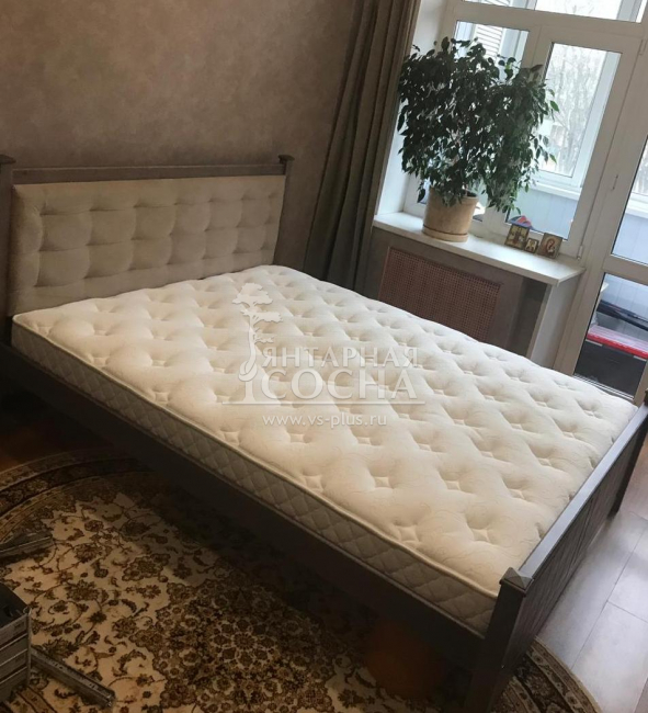 Кровать Дания-1 с мягким изголовьем Кровать Дания-1 с мягким изголовьем