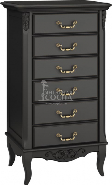 Комод высокий 6 ящиков Прованс Комод высокий 6 ящиков Прованс