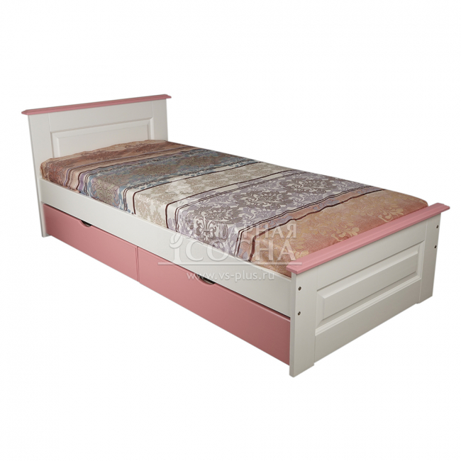 Кровать 900х2000 с ящ. "Брусно" Кровать 900х2000 с ящ. "Брусно"