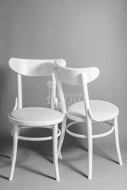 Стул венский Luna мягкий белый Стул венский Luna мягкий белый