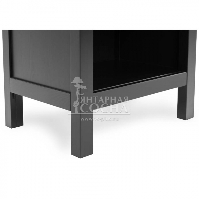 Стеллаж узкий открытый КЫМОР 49 Черный Стеллаж узкий открытый КЫМОР 49 Черный