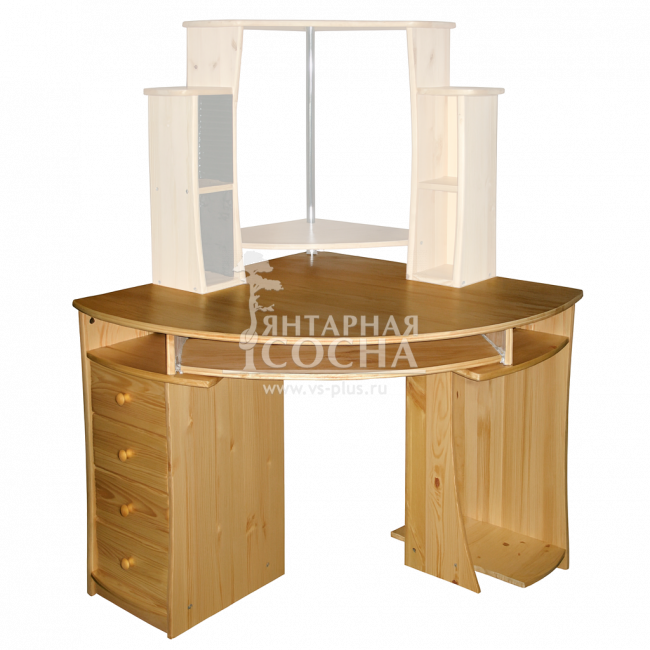 Стол компьютерный угловой 980 (КН-01) Стол компьютерный угловой 980 (КН-01)