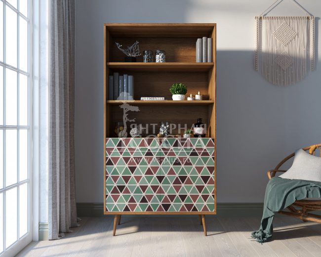 Стеллаж с дверками "Berber" принт 26 арт BB26/Print_26 Стеллаж с дверками "Berber" принт 26 арт BB26/Print_26