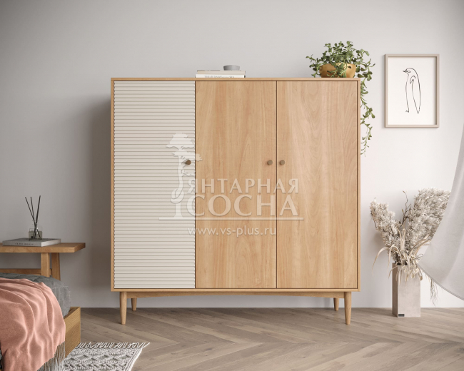 Шкаф трехстворчатый низкий Bubble Solid арт BBL13S Шкаф трехстворчатый низкий Bubble Solid арт BBL13S