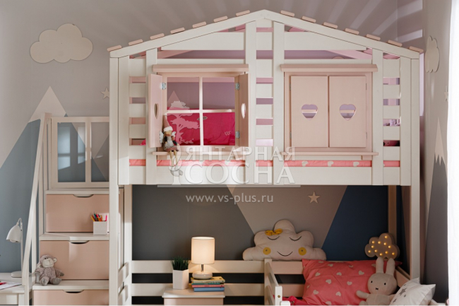 Кровать-домик В-яр Тимберика Кидс №13 Кровать-домик В-яр Тимберика Кидс №13
