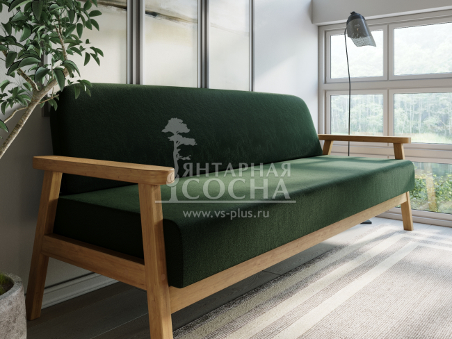 Диван Флори Б Velvet Береза Green Диван Флори Б Velvet Береза Green