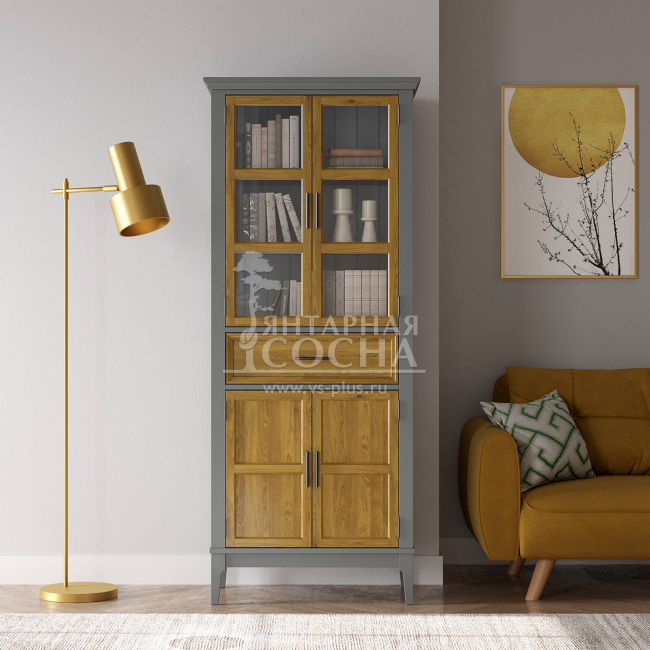 Шкаф для посуды Квадро-С 221-185 Шкаф для посуды Квадро-С 221-185