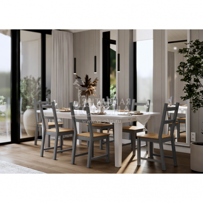 Стул УДОРА Серый/Светло-коричневый Стул УДОРА Серый/Светло-коричневый