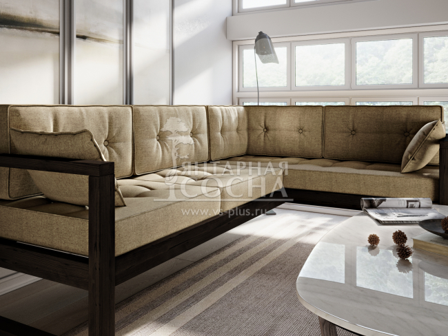 Диван Астер Угловой Textile Венге Beige Диван Астер Угловой Textile Венге Beige