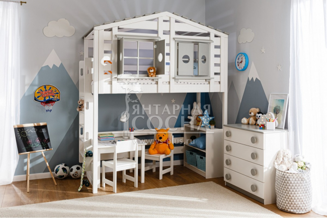 Кровать-домик В-яр Тимберика Кидс №12 Кровать-домик В-яр Тимберика Кидс №12