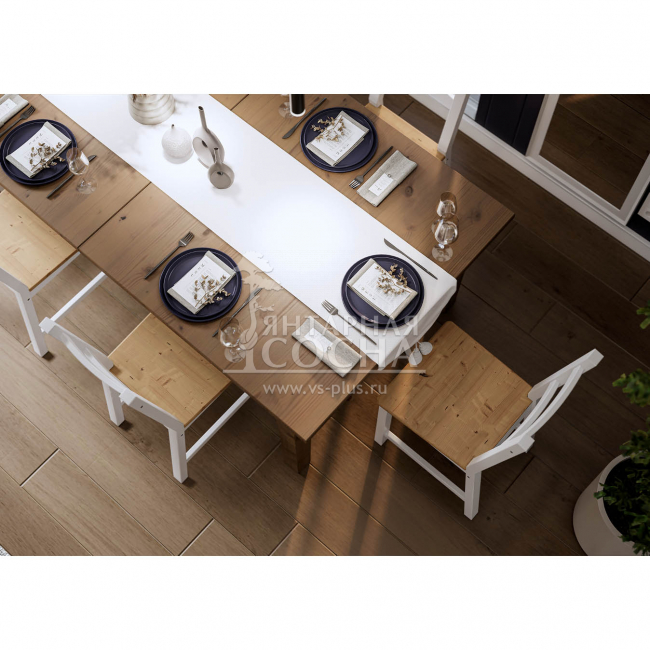 Стул УДОРА Белый/Светло-коричневый Стул УДОРА Белый/Светло-коричневый