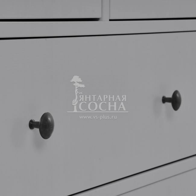 Комод широкий КЫМОР 8 ящиков Серый Комод широкий КЫМОР 8 ящиков Серый