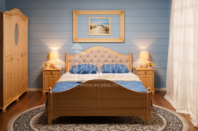 Кровать Кая - 2 мягкая двуспальная Кровать Кая - 2 мягкая двуспальная