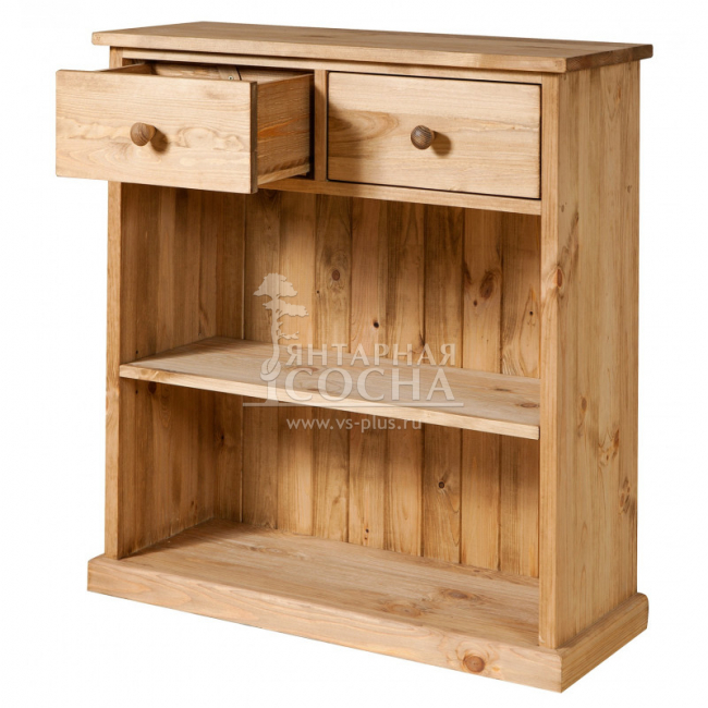 Книжный шкаф Прованс, стеллаж (полки, 2 ящика) KAB12 Книжный шкаф Прованс, стеллаж (полки, 2 ящика) KAB12