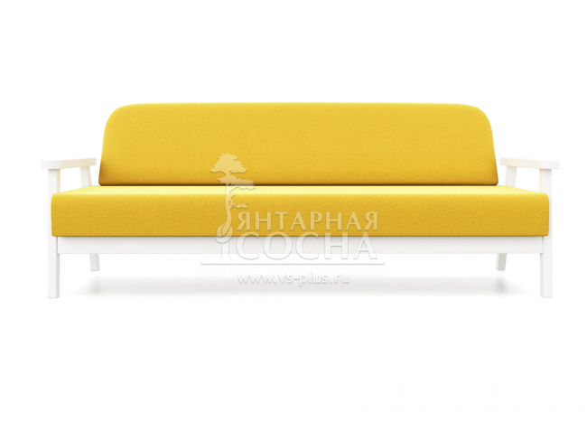 Диван Флори Б Velvet Белая Эмаль Yellow Диван Флори Б Velvet Белая Эмаль Yellow