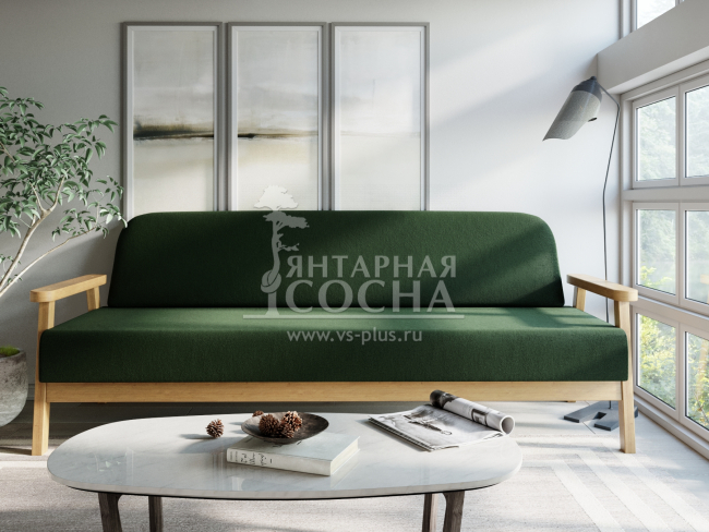 Диван Флори Б Velvet Береза Green Диван Флори Б Velvet Береза Green