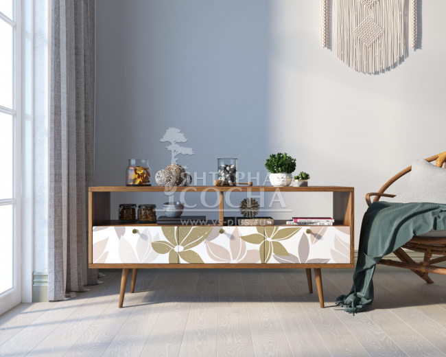 Консоль "Berber" с тремя ящиками принт 27 арт BB23/Print_27 Консоль "Berber" с тремя ящиками принт 27 арт BB23/Print_27