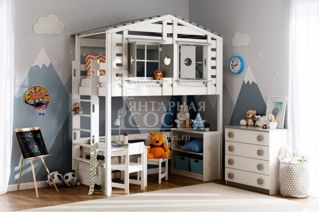 Кровать-домик В-яр Тимберика Кидс №12 Кровать-домик В-яр Тимберика Кидс №12