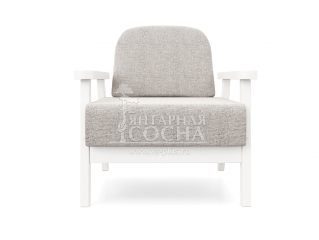 Кресло Флори Textile Белая Эмаль Grey Кресло Флори Textile Белая Эмаль Grey