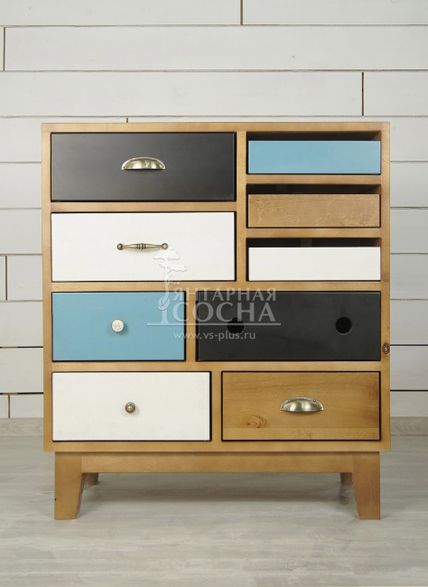 Комод «Aquarelle Birch» 9 ящиков арт RE-18ETG/4 Комод «Aquarelle Birch» 9 ящиков арт RE-18ETG/4