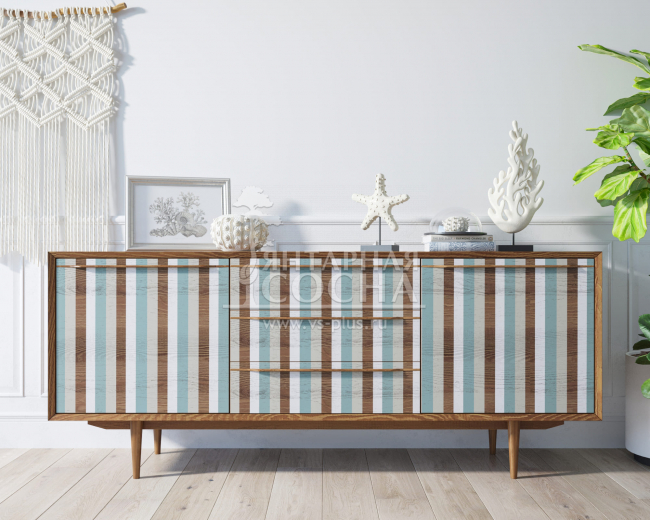 Комод "Bruni print 1" с тремя ящиками и дверками арт BR-03/print_1 Комод "Bruni print 1" с тремя ящиками и дверками арт BR-03/print_1