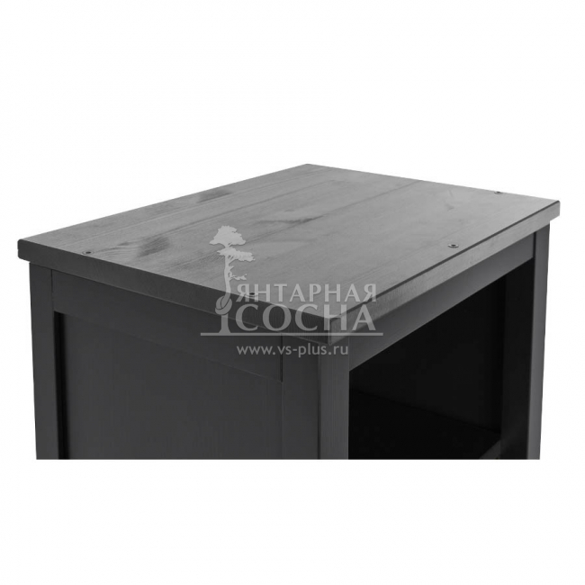 Стеллаж узкий открытый КЫМОР 49 Черный Стеллаж узкий открытый КЫМОР 49 Черный