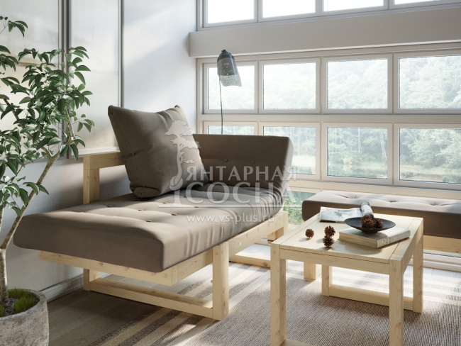 Кресло Амбер Velvet Сосна Beige Кресло Амбер Velvet Сосна Beige