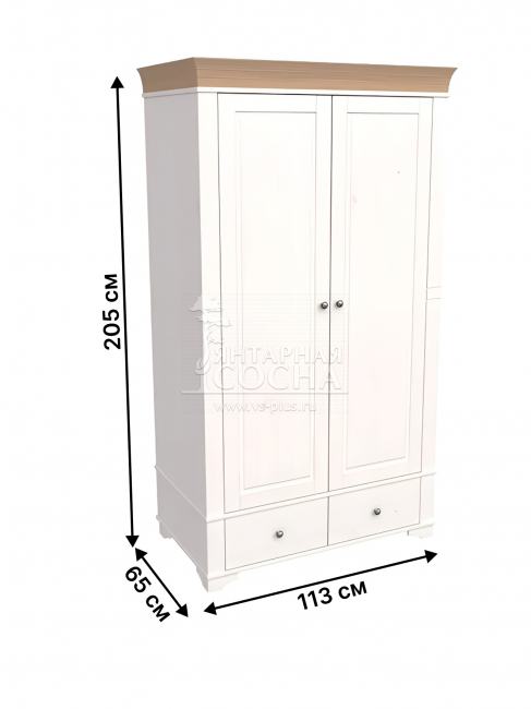 Шкаф 2х дверный Бейли Шкаф 2х дверный Бейли