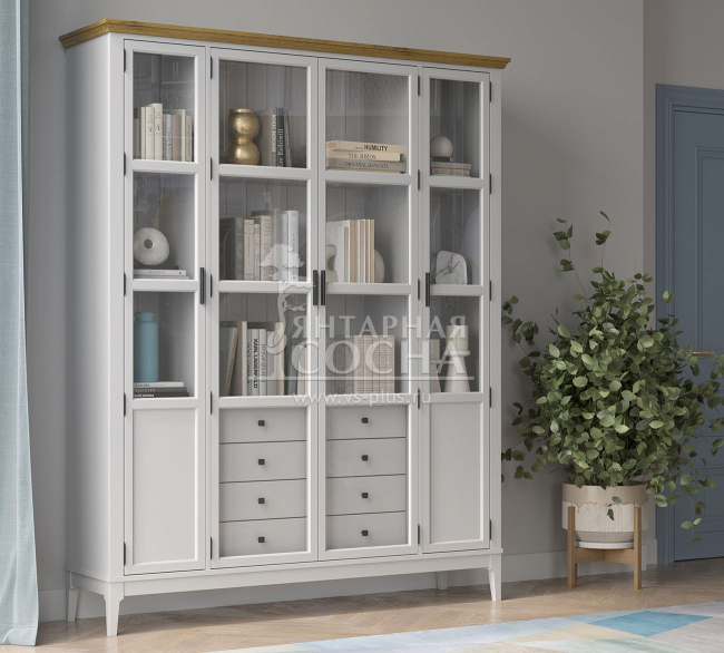 Шкаф для книг Квадро-С 422С/04 Шкаф для книг Квадро-С 422С/04