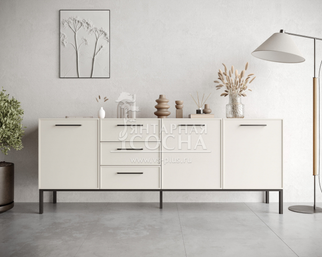 Комод с тремя дверками и тремя ящиками "Nicole" арт NEM07 Комод с тремя дверками и тремя ящиками "Nicole" арт NEM07