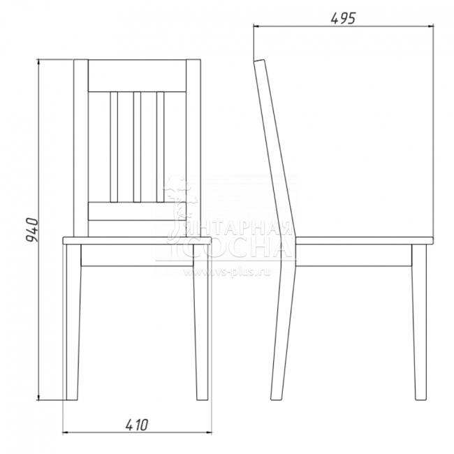 Обеденная группа №4 /Стол раскладной Модерн 1+Стулья Немо 1/ из массива дуба Обеденная группа №4 /Стол раскладной Модерн 1+Стулья Немо 1/ из массива дуба