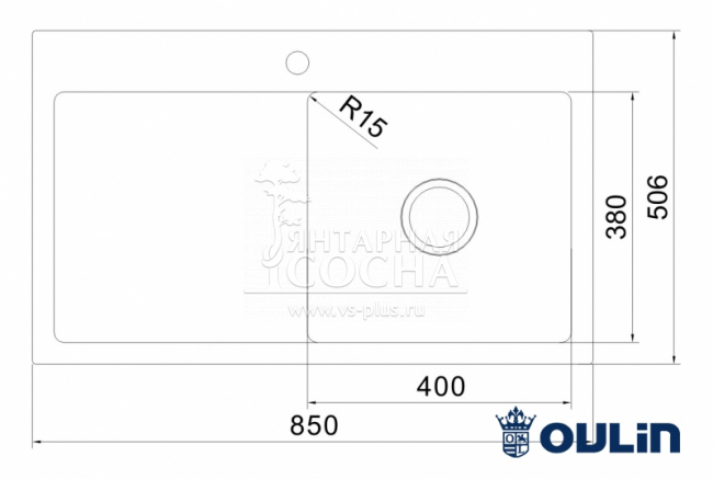 Мойка Oulin OL-FTR102R Мойка Oulin OL-FTR102R
