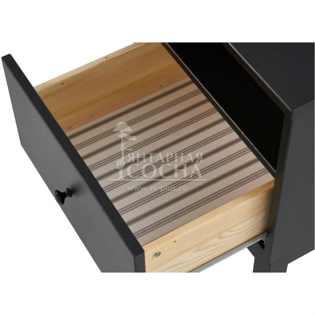 Тумба прикроватная ТИРАНА Черная Тумба прикроватная ТИРАНА Черная