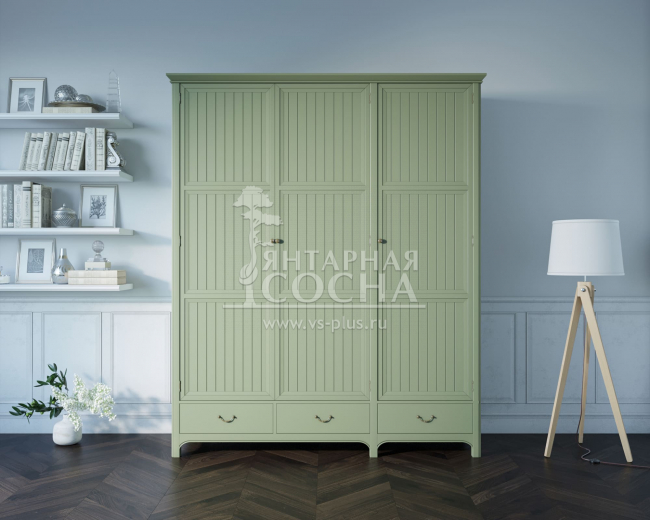 Трехстворчатый шкаф "Olivia" арт GA2004/3 Трехстворчатый шкаф "Olivia" арт GA2004/3