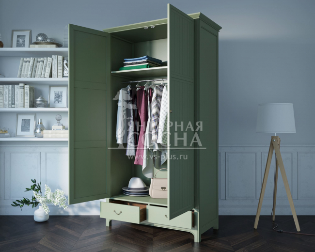 Двухстворчатый шкаф "Olivia"  арт GA2004 Двухстворчатый шкаф "Olivia"  арт GA2004