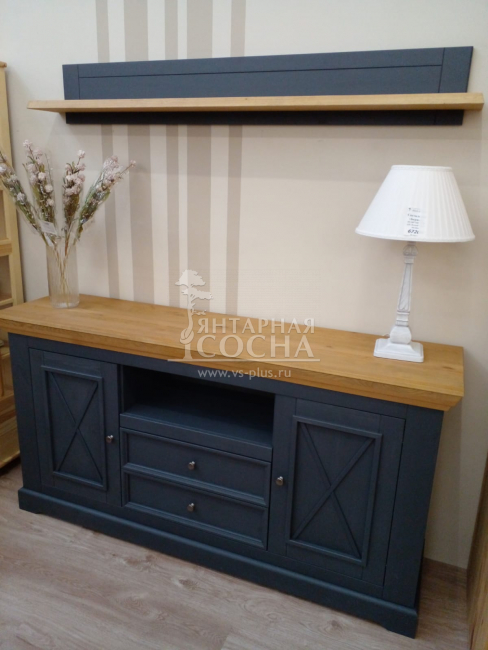 Комод Форест Графит 2 двери 2 ящика Комод Форест Графит 2 двери 2 ящика