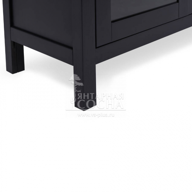 Шкаф для книг КЫМОР Стекло/Стекло 90 Черный Шкаф для книг КЫМОР Стекло/Стекло 90 Черный