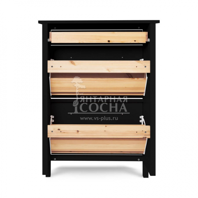 Тумба для обуви КЫМОР 89 Черная Тумба для обуви КЫМОР 89 Черная