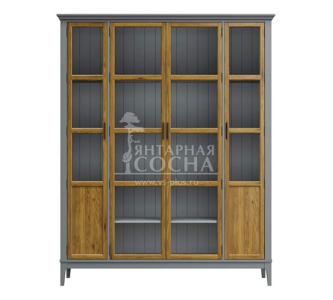 Шкаф для книг-витрина Квадро-С 422С Шкаф для книг-витрина Квадро-С 422С