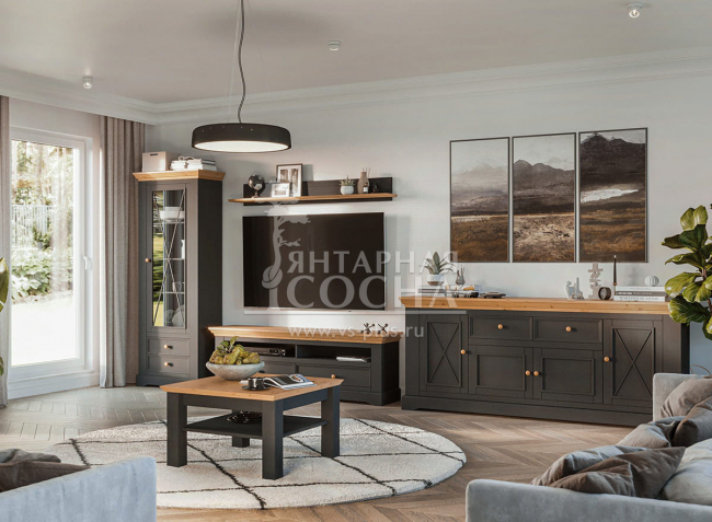 Тумба ТВ Форест Графит 2 ящика Тумба ТВ Форест Графит 2 ящика