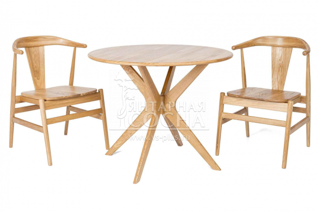 Стол обеденный круглый Олден из дуба ПМЦ Стол обеденный круглый Олден из дуба ПМЦ