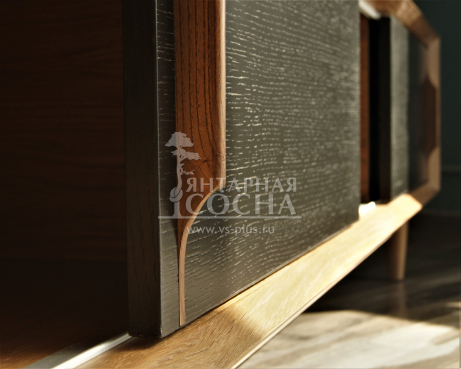 Консоль под TV в Скандинавском стиле "Bruni Black" арт BR-22Black Консоль под TV в Скандинавском стиле "Bruni Black" арт BR-22Black