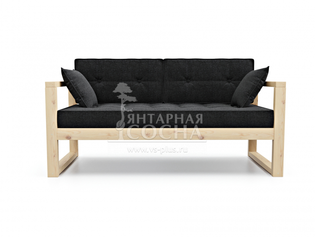 Диван Астер Мини Textile Сосна Black Диван Астер Мини Textile Сосна Black