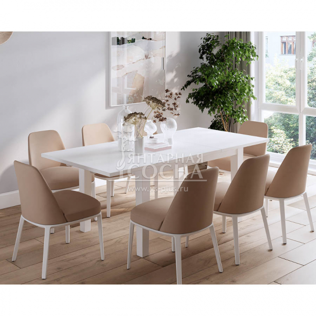 Стол обеденный раздвижной ШАНЬ 147/204x95 Стол обеденный раздвижной ШАНЬ 147/204x95