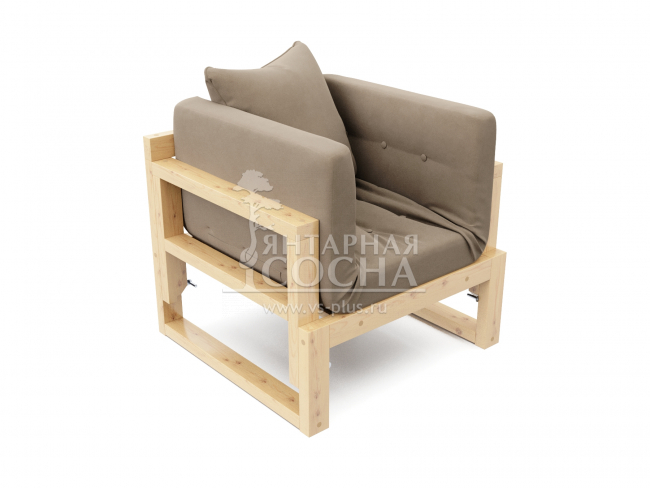 Кресло Амбер Velvet Сосна Beige Кресло Амбер Velvet Сосна Beige